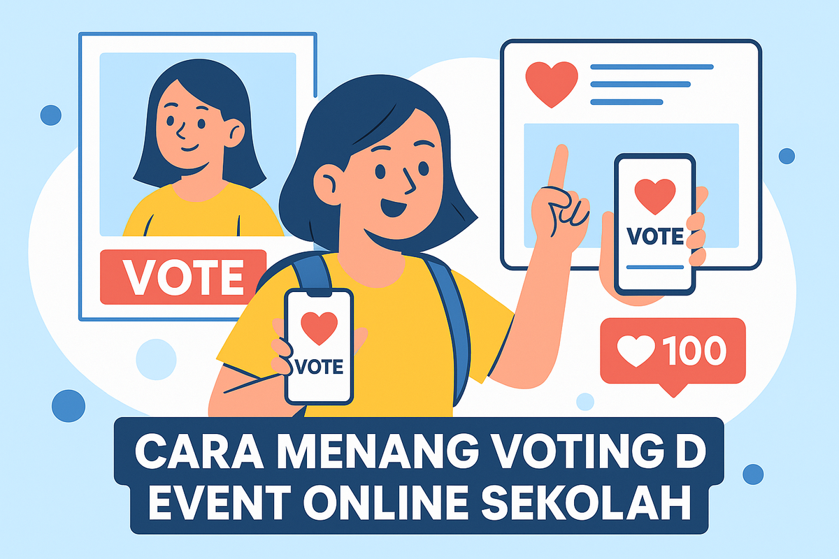 Cara Menang Voting di Event Online Sekolah