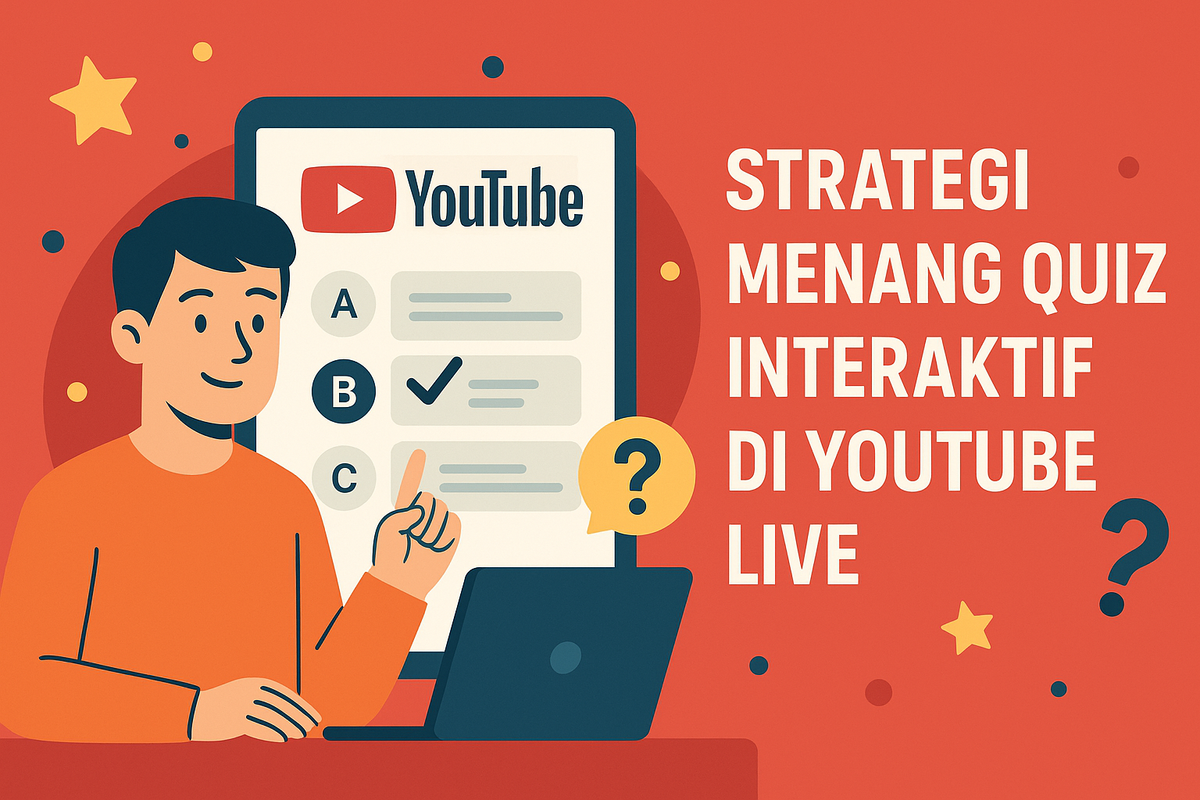Strategi Menang Quiz Interaktif di YouTube Live