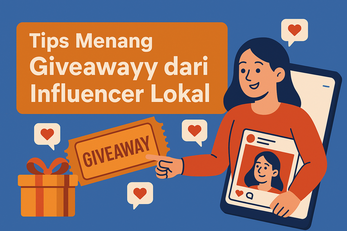 Tips Menang Giveaway dari Influencer Lokal