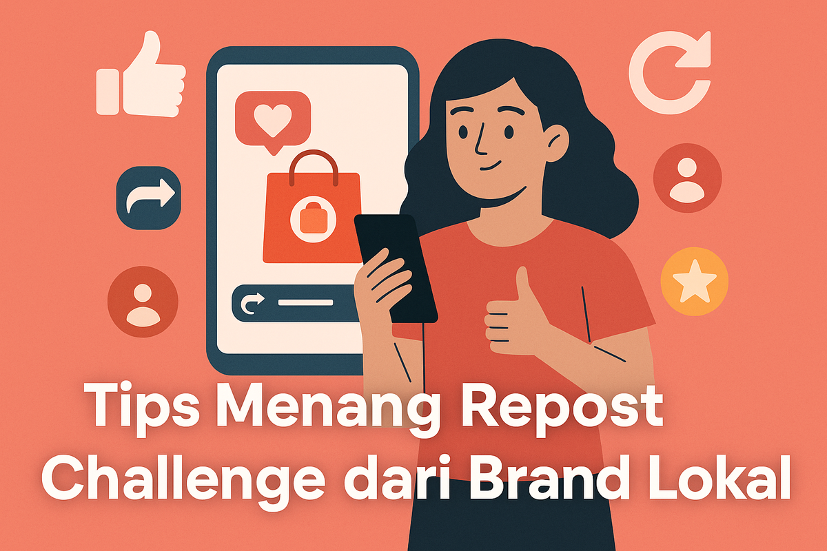 Tips Menang Repost Challenge dari Brand Lokal