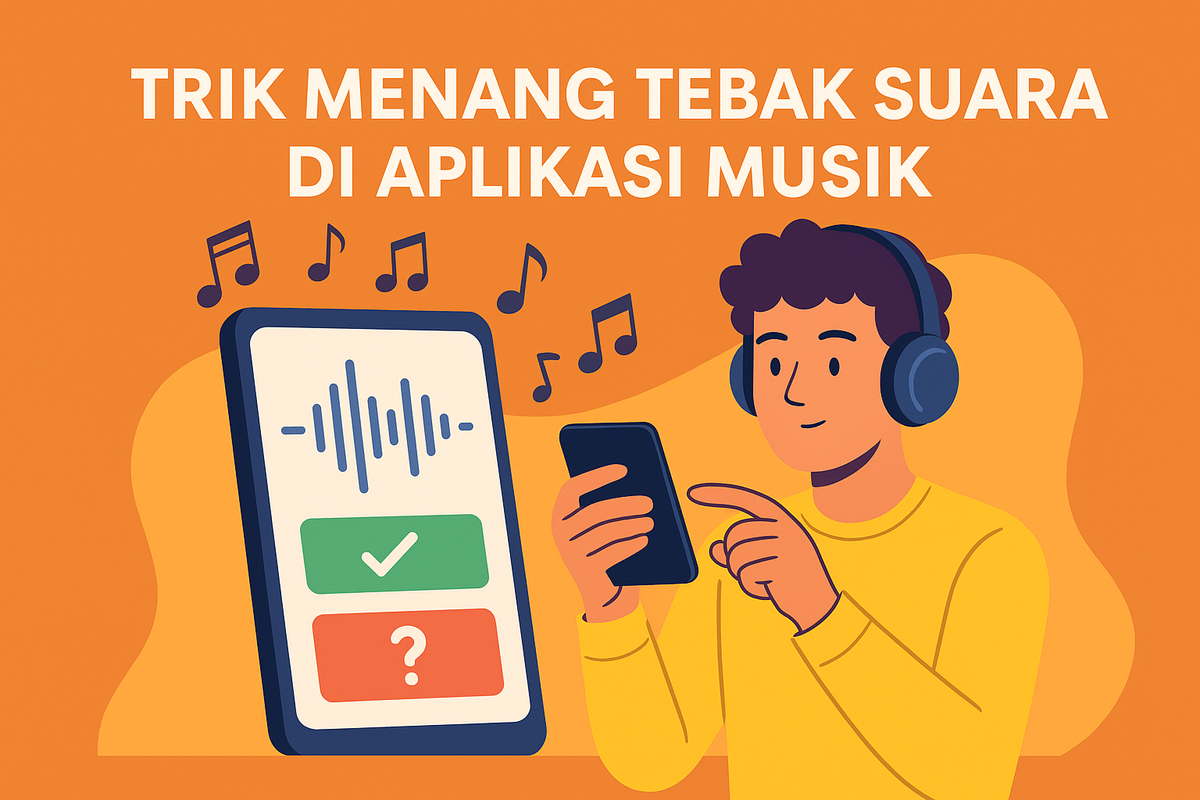 Trik Menang Tebak Suara di Aplikasi Musik