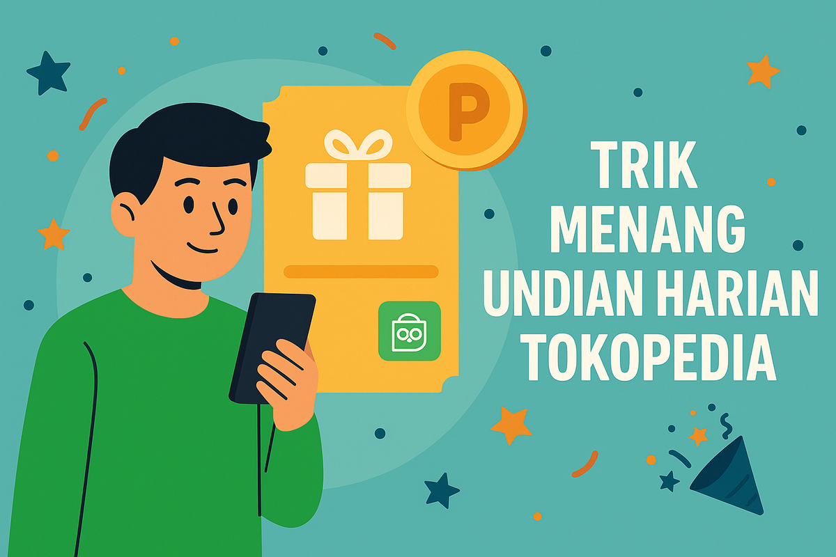 Trik Menang Undian Harian Tokopedia