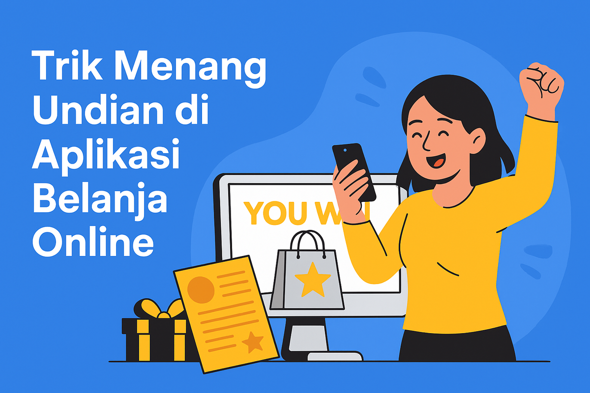 Trik Menang Undian di Aplikasi Belanja Online