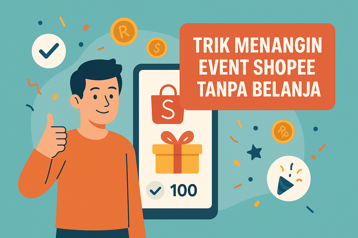 Trik Menangin Event Shopee Tanpa Belanja